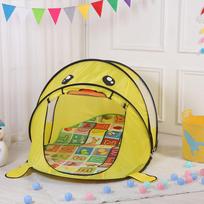 OEING Kids Foldable Bed Tent yellow