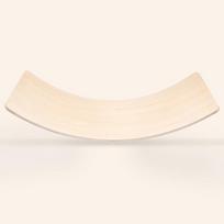Kids' Wooden Balance Board: Indoor Seesaw for Exercise, Sensory Training, and Yoga Practice white