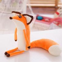 60CM Mielas Princas Mažas Lapė Pliušinis Žaislas Oranžinė Ilga Lapė Mielos Mergaitės Širdis Kawaii Lėlės Lydėjimui Vaikų Gimtadienio Dovanos 60cm orange