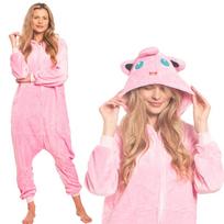 Women's pajama kigurumi onesie jiggly puff pokemon pink 165-175 l pink