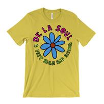 De La Soul T Shirt 3 Feet High and Rising Flower vntg 80s 90s boom bap dove XL black