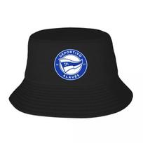 D Alaves Fc Bucket Hat Summer Basin Cap Hip Hop Fishing FisherUnisex Hat Retro Pattern blue