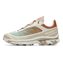 SALOMON XT 6 FT Cushioning Breathable Coverage Support Low top Casual City Commuting Running Shoes Unisex White Brown L47774400 44⅔ beige