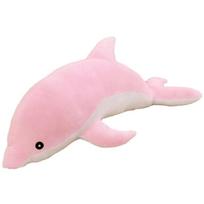 35-130CM Didelio dydžio Kawaii Delfinų pliušiniai žaislai Mielos iškamšos Minkštų gyvūnų pagalvės Lėlės Mergaitėms Miego pagalvėlė Dovana 30-35cm small size white