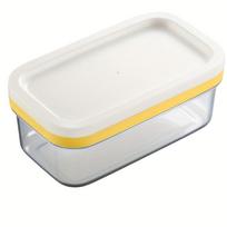 Butter Storage Box, Butter Dish, Covered Butter Box, Baking Butter Plate, Refrigerator Organizer - Suitable for Restaurants, Kitchens white
