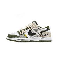 Nike Dunk No Man's Land Amortizuojantis, Atsparus dilimui Amortizuojantis, Dėvėjimui atsparus žemi bateliai riedlentei, Unisex, Chaki spalvos, HF5441-102(Team1027- ) 40 chaki