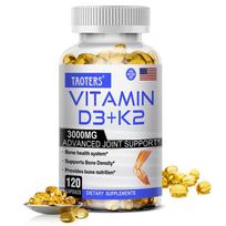 Taoters Vitaminas D3 + K2 3000mg 120 kapsulių 120 Capsules