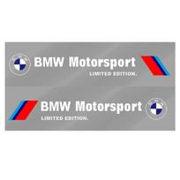 2 vnt. Automobilio 3D lipdukai Auto šoninės kėbulo sportiniai lipdukai BMW F10 F07 E90 E60 F30 E89 E85 E91 E92 X3 X4 X5 X6 1 3 5 7 serijoms balta