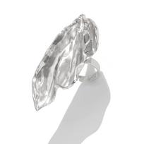Flower Adjustable Rings Opening Rings Flower Finger Open Rings Alloy Texture Suitable for Various Occasion Wear C
