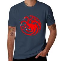 shirts man shirts man Dragon t for for T-Shirt t cotton Red graphic S brown