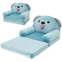 2 viename sulankstoma vaikiška sofa-lova Kūdikio sėdynė Kėdutė Putomis užpildyta Mažylio miego sofa Skaitymo fotelis Skaitymui Atsipalaidavimui Darželis gray