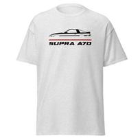 Premium T-Shirt For Toyota Supra A70 1986-1993 Car Fans Birthday Gift Tee Shirt M white