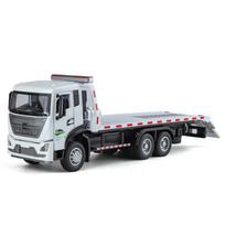 1/32 Priekabos Traukimo Platformos Sunkvežimio Žaislinio Automobilio Modelis Lieto Metalo Transporto Priemonė Miniatiūrinis Atgal Traukiamas Garsas & Šviesa Švietimo Kolekcija Dovana Vaikui