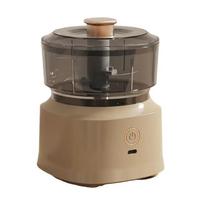 Portable Mincer USB Charging Vegetable Chopper Portable Meat Grinder  Baby Complementary Food balta