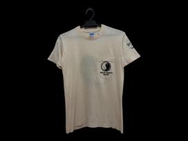 Vintage 70s T&C surf design pearl city hawaii town and country og logo old surfboards skateboards single stitch pocket tee rare 120 gray