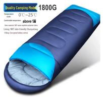 1800g Outdoor Warm Cotton Sleeping Bag Set blue