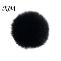 Soft Faux Fur Ball Craft Accessory Pom Fluffy with Elastic Loop Cute Backpack Charms Plush Bag Charm for Projects Hat Accessories Hats juoda