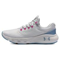 Under Armour  Charged Vantage 2 Halo Grey Blue Pink Women Sneakers Still-Water 3024884-103 38.5 gray