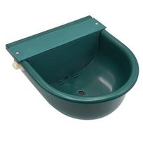 Livestock Automatic Cattle Goat Water Drinker Bowl with Float Valve for Sheep Goats Feeding Water Bowl Farm Supplies 1pcs tamsiai žalia spalva