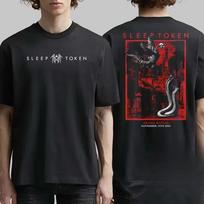 Sleep Token Hot American Band High-end Print T Shirt Luxury Is for Both Men and Women Cotton Top Y2k Are Different T-shirt Loose S juoda