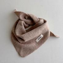Vaikams žieminė šilta trikampė skara minkštos vilnos vienspalvė kūdikio seilinukas-šalikas berniukams ir mergaitėms CASHMERE žalia