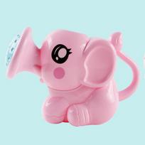 Baby Bath Toys Lovely Plastic Elephant Shape Water Spray for Baby Shower Swimming Toys Kids Gift Storage Mesh Bag Baby Kids Toy white