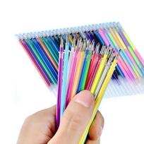 Vibrant Color Gel Ink Pen Set 100 Assorted Colors for Smooth Writing, Drawing, and Crafting Ideal for Office and School Supplies blue