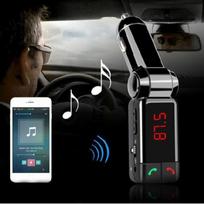 LCD Bluetooth 3.0 car kit mp3 FM transmitter microphone dual USB charger hands-free