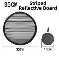 Foldable Car Dent Removal Tool Striped Pattern Dent Repair Panel Dent Check Tool  For Car Repair 35cm black
