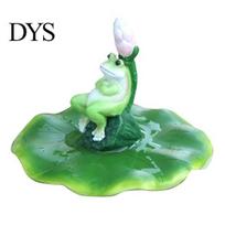 Garden Animal Statues for Water Features Floating Frog Pond Ornament, Realistic Resin Statue, UV Protected Statue Patio Decor Weather Resistant C blue