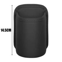 Car Door Cup Holder Leather Automotive Drink Rack Storage Bin Auto Back Seat Cup Holder Organizer For Car Interior Accessories A4 black