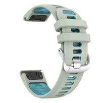 22mm 26mm QuickFit Silicone Watch Band for Garmin Fenix 7 7X 8 6 Pro Enduro 3 2 Epix Pro Sport Strap Matching Colors Quickfit 26mm white