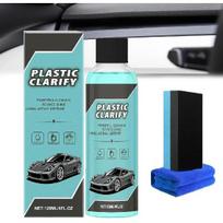 Plastic Clarify Tire Shine, Plastic Clarify For Cars, Car Trim & Plastic Restorer for Refreshing FadedPlastic, Exteriors & Interior Detailer Spray, 1PCS white