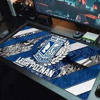 Kks Lech Poznan Mouse Pad Large Gaming Table Cushion Non-slip Laptop Tablet Big Mousepad XXL Mat Mini PC Playmat With Lock edge_xia 30cmx60cm(11.8x23.6inch) gray