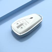 22-23 Changan Oshan X7 PLUS Key Case: Full Coverage Protective Shell, Noble Edition, Blue Whale. white
