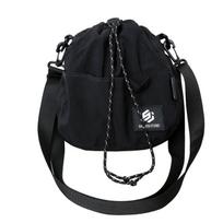 Crossbody Functional Bucket Bag Lightweight Camping Shoulder Bag Travel Portable Backpack kava