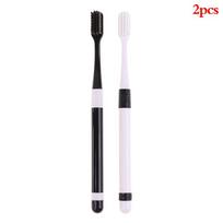 2Pc Bamboo Charcoal Toothbrush For Men And Women Adult Couples Family Tooth Brush Small Head Soft Bristle Toothbrush juoda