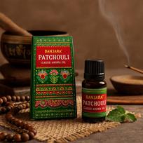 5x Patchouli Fragrance Oil 10ml, Banjara