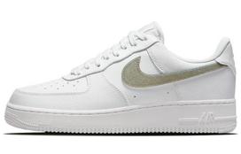 Nike Air Force 1 Low White Gold Glitter Swoosh Women's DH4407-101 41 white