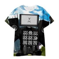Summer 3D Printing Game Skibidi Toilet Cameraman T Shirt for Men Kid Fashion Funny Short Sleeves Vintage Clothing Tee Shirts XXS gray