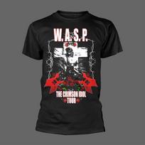 WASP Band The Crimson Idol Tour Cotton Black All Size T Shirt For Men XL black