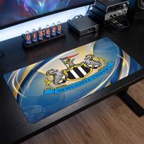 Newcastle United Football Print Large Mouse Pad, Anti-Slip Extended Gaming Desk Mat for Office Home 30cmx60cm（11.8x23.6inch）