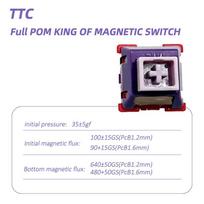 TTC Full POM King Of Magnetic Switches TTC Magneto Swicth For Magnetic Keyboard Esports Gaming Magnetic Switch Custom Switch 10PCS gray