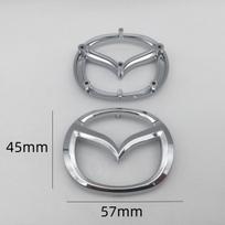 1 vnt. 3D lipdukas Mazda automobiliui Priekinis variklio dangtis Ženklelis Galinis Bamperis Bagažinė Vairas Lipdukas Ženkliukas Decal stilius cfpqt33 gray