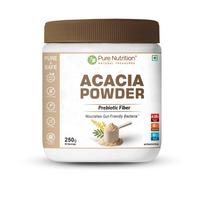 Pure Nutrition akacijos milteliai | Prebiotinių skaidulų milteliai su 100% gryna akacijos derva | Natūralios tirpios maistinės skaidulos virškinimo sveikatai