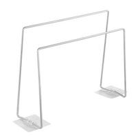 Vertical Dishcloth Drying Rack Save Space Ventilated Dish Rag Storage Rack Removable 2 Layer Dishrag Organizer Bathroom white