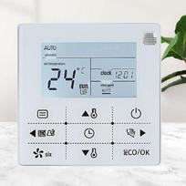 Compatible with Midea Central Air Conditioner KJR-90D/90C/BK Wired Controller and Multi-Split/Ducted Unit Control Display Panel. white