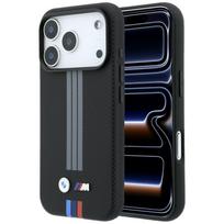 BMW M Quadrille Kevlar MagSafe dėklas telefonui iPhone 17 Pro / 18 Pro, juodas