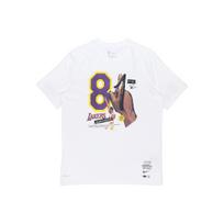 Nike Kobe 81 Points Commemorative Quick-Drying Short Sleeve T-Shirt Men Tops White DA8233-100 S gray