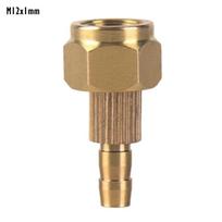 M16 M14 M12 M10 Gas Water Adapter Argon Arc Welding Brass Nut Water-cooled Welding Gun Adapter Welding Torch Connector